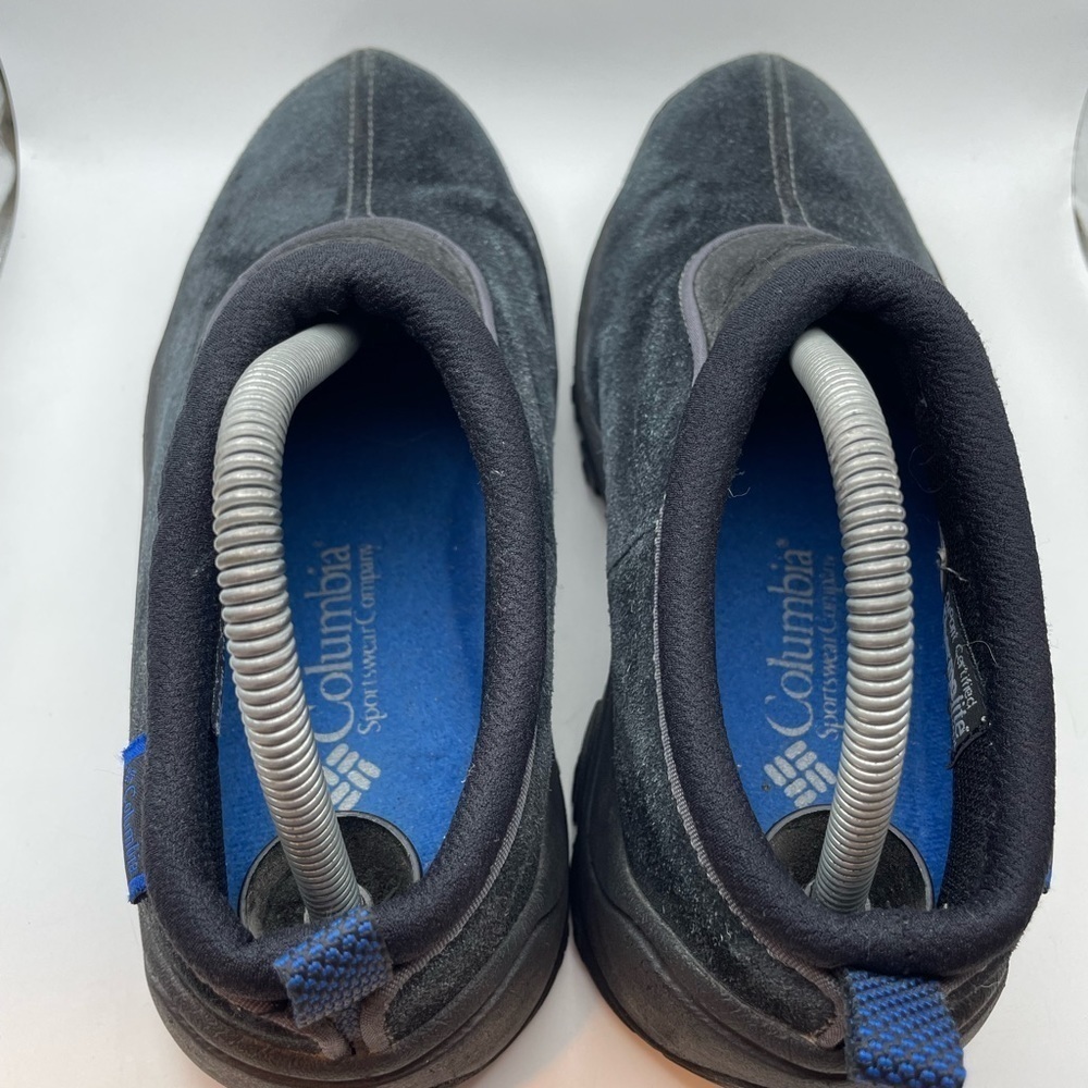 Columbia thermal life thin insulation women’s blue suede clogs size 9 - Picture 6 of 9